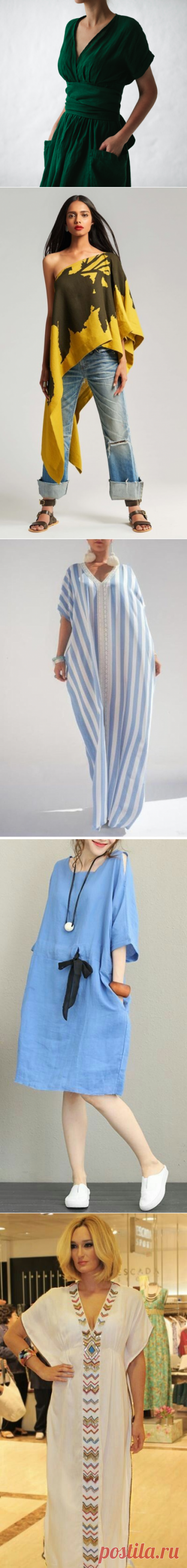 6 идей платьев из одной выкройки
