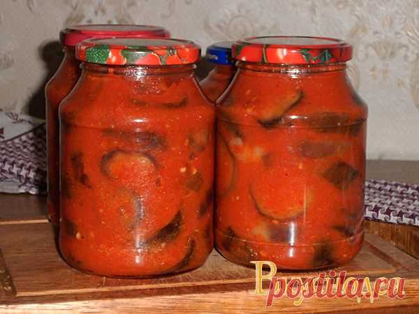Аджика с баклажанами на зиму - очень вкусная!