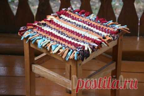 Плетеные коврики своими руками | Сделай сам!