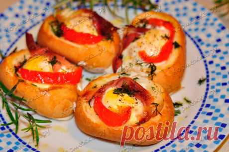 Фаршированные булочки с яйцом - Кормежка.ру