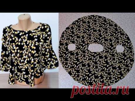 DIY Circle Top |Cape Top Cutting and Stitching | Trendy Top Cutting and Stitching