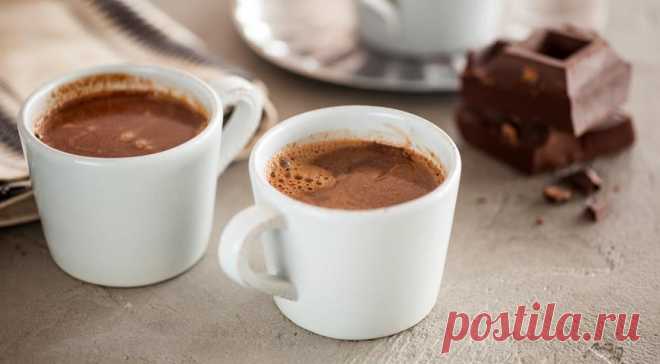 Парижский горячий шоколад, пошаговый рецепт с фото