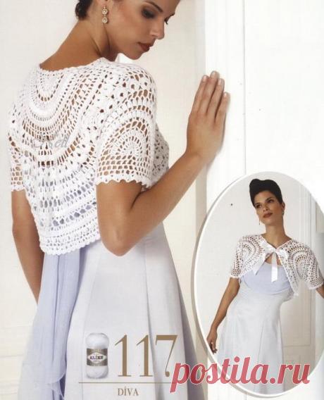 Вязание Крючком Свитера: Вязание Крючком Болеро Шаблон-Классный