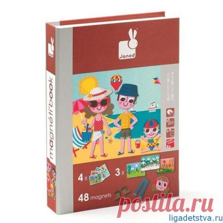 Магнитная книга-игра «Времена года» (48 магнитов, 12 моделей, 4 времени года) — Лига детства