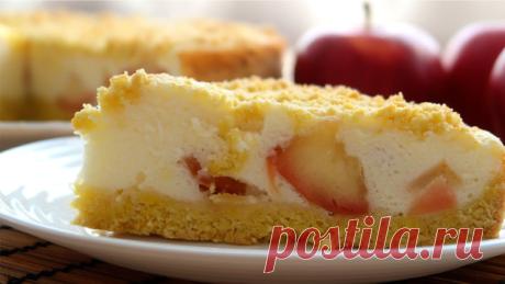 Яблочный пирог с кремом-суфле Так вкусно и торта не нужно | Простые рецепты. Светлана Герасимова | Дзен