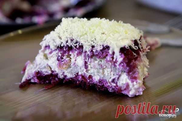 Селедка под шубой с сыром - пошаговый кулинарный рецепт на Повар.ру