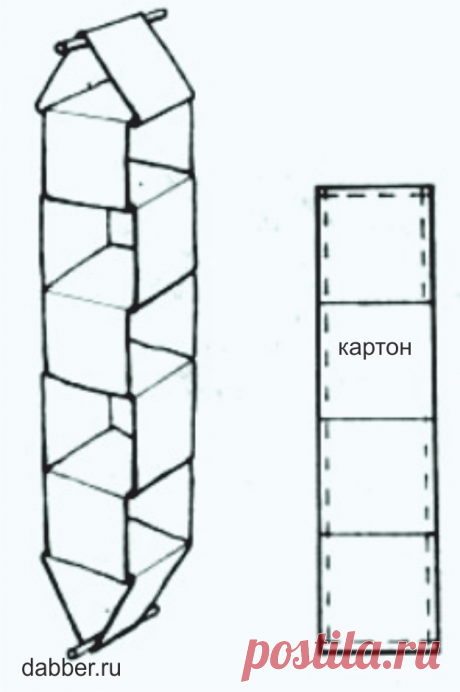Полка из ткани своими руками
