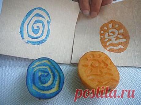 Быстрое изготовление простого (но симпатичного) штампа для декорирования упаковочных пакетиков. - Ярмарка Мастеров - ручная работа, handmade