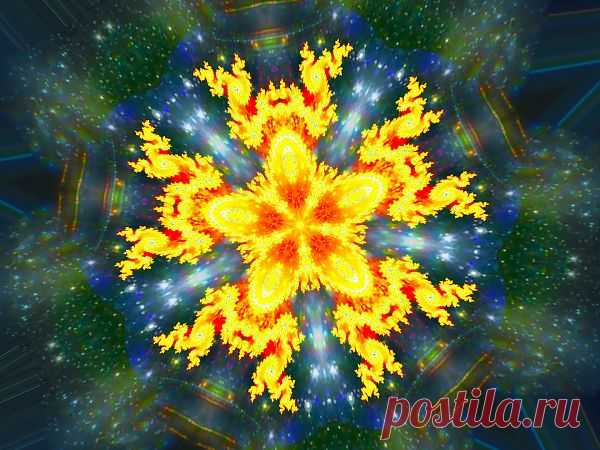 Fractal Kaleidoscope Flower  Free Stock Photo HD - Public Domain Pictures
