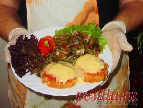 Котлеты по- сицилийски со стручковой фасолью! Вкусно. Сытно. Необычно!Попробуйте!.