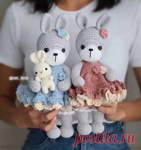 Зайчики
Другие описания зайчат - в Альбоме ЗАЙЧИКИ - https://vk.com/album-81902789_252129825

Самая лучшая группа #Mk@viyzanie_kryuchkom #амигуруми #crochet #схема #описание #крючком #вязаниекрючком #игрушкикрючком #игрушки #детям #toy #зайчик #кролик #зая #зайка #hare