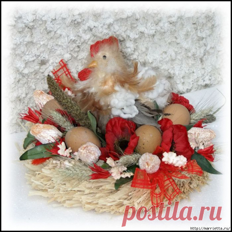 Пасхальные венки. Основа для венка из яичных лотков.
