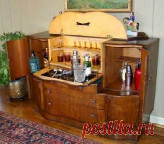 Как сделать барную стойку из старых вещей | Тысяча и одна идея