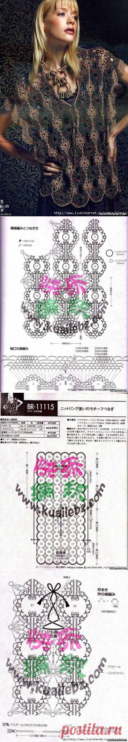 сообщение Olora : Стильная вязаная безрукавка (22:20 23-04-2014) [3920504/322264513] - valeria-bdsm@mail.ru - Почта Mail.Ru