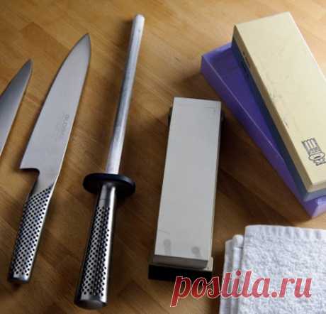 Как самостоятельно точить кухонные ножи