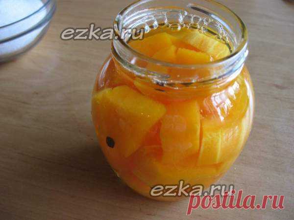 Тыква как ананас - вкус ананаса, а по виду - манго - Простые рецепты Овкусе.ру