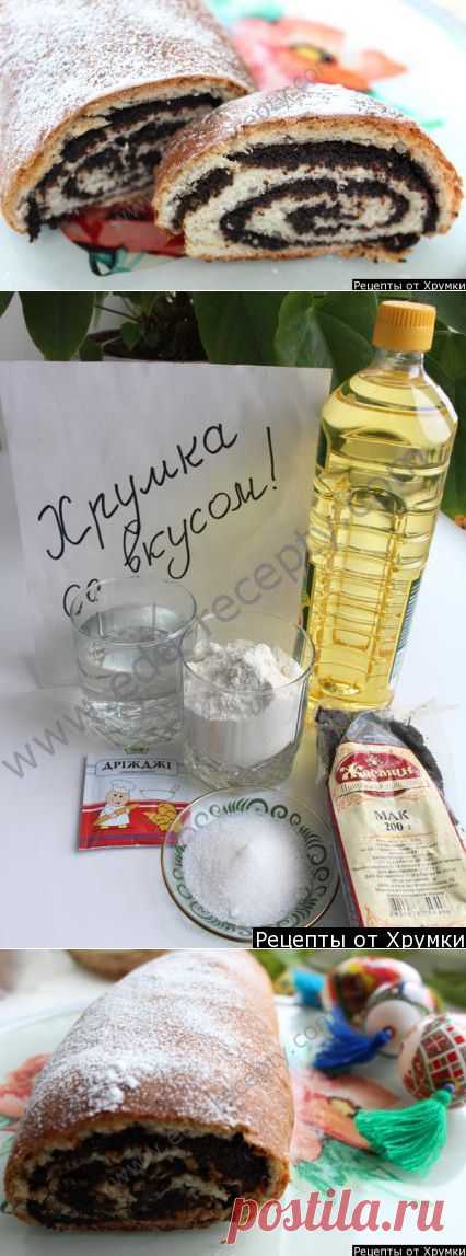 Как приготовить Постный рулет с маком рецепт с фото