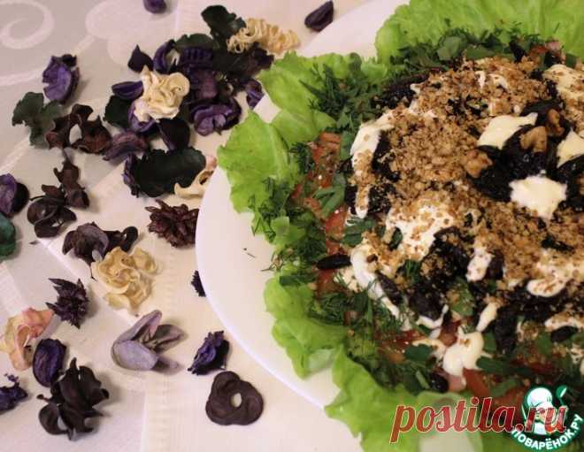 Салат с ветчиной и черносливом – кулинарный рецепт