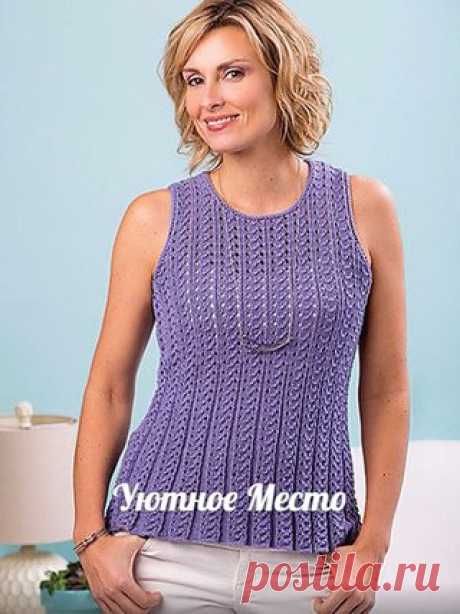 Топ спицами "Marietta Tank" by Margret Willson

Размеры: 
XS (S, M, L, XL, 2XL) 
Окружность груди – 86.5 (94, 101.5, 109, 117, 124.5) см, 
Показать полностью…