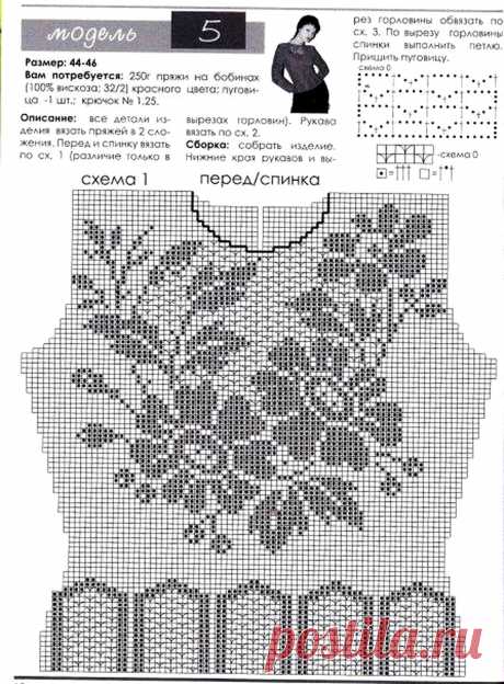 Вязание крючком схемы филейное - подборка из 70 схем с описанием