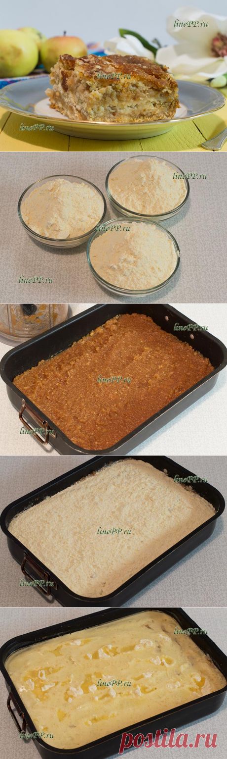 Насыпной пирог с яблоками ПП – яблочный диетический рецепт с фото
