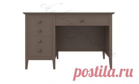 Стол из натурального дерева письменный однотумбовый (Тесоро) купить по цене 75 180 руб. в Москве — интернет магазин chudo-magazin.ru