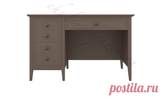 Стол из натурального дерева письменный однотумбовый (Тесоро) купить по цене 75 180 руб. в Москве — интернет магазин chudo-magazin.ru