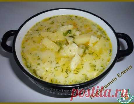 Суп сырный с клецками