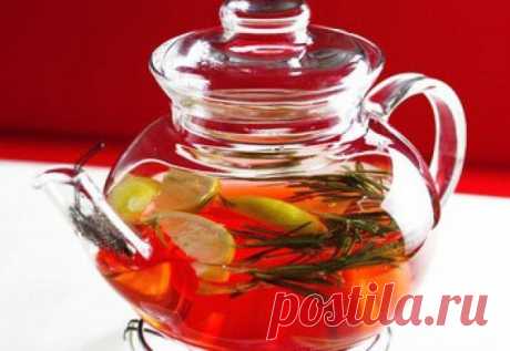 Чай с лимоном, розмарином и имбирем. Вкусные рецепты