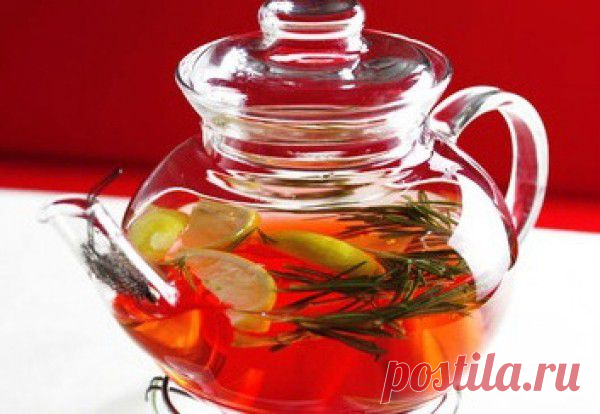 Чай с лимоном, розмарином и имбирем. Вкусные рецепты