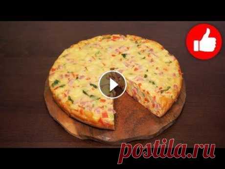 Вкусный пирог с ветчиной и сыром в мультиварке, рецепт #рецепты для мультиварки Вкусный пирог с ветчиной и сыром в мультиварке. Простой рецепт вкусного пирога пошагово ниже под видео. Как приготовить домашний пирог в домашних усло...