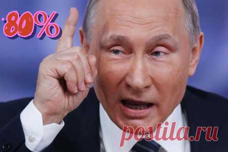 Почему я не верю в 80% за царя | Политика не жизнь | Дзен