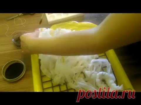 Техника шибори - комбинируем. Батик.