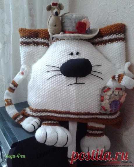 Забавные котоподушки: идеи — DIYIdeas