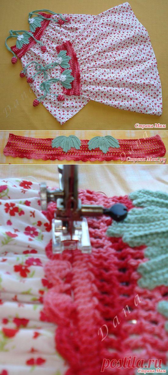 Kомплект Ягодка... прелестные сарафанчики для двойняшек....