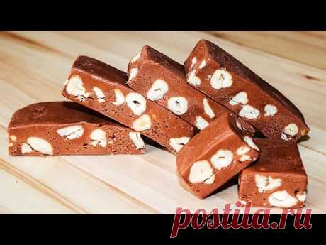 Восточные Сладости 🍬 Шоколадная Нуга с Орехами в Домашних Условиях. Ирина Кукинг