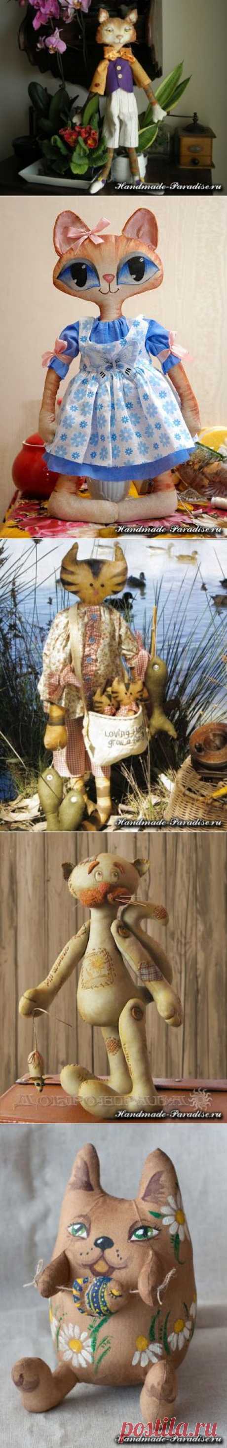 Выкройки котов для пошива игрушки - Handmade-Paradise