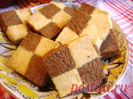 Французское &quot;шахматное&quot; печенье