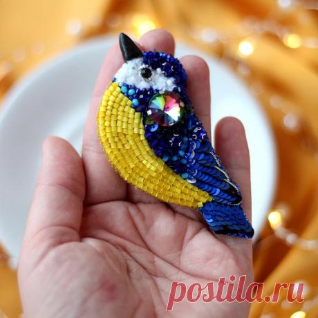 Брошь "Синичка" / Ваша радость / 08.12.2020 / Фотофорум на BurdaStyle.ru