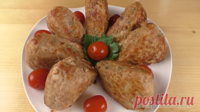 Президентская котлета / Невероятно вкусная, сочная и очень большая котлета
