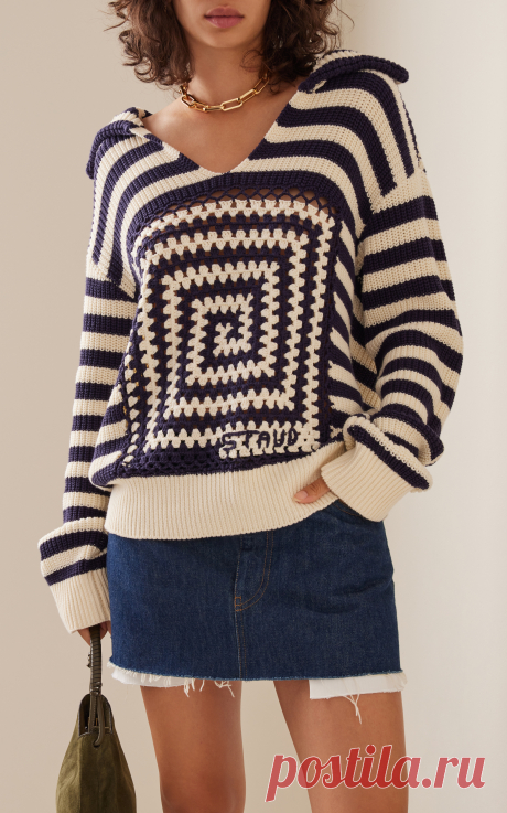 Alloy Cotton Sweater By Staud | Moda Operandi