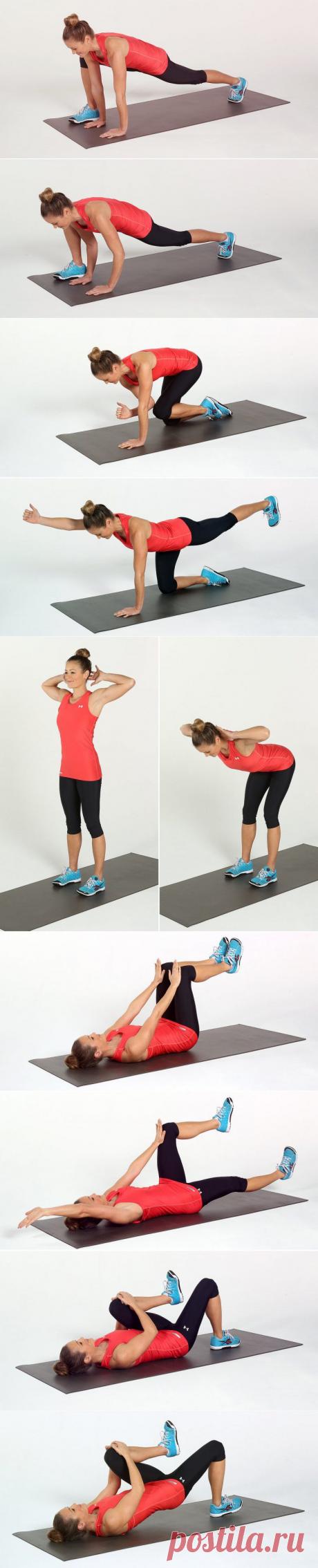 Плоский живот — эффективная домашняя тренировка / Все для женщины