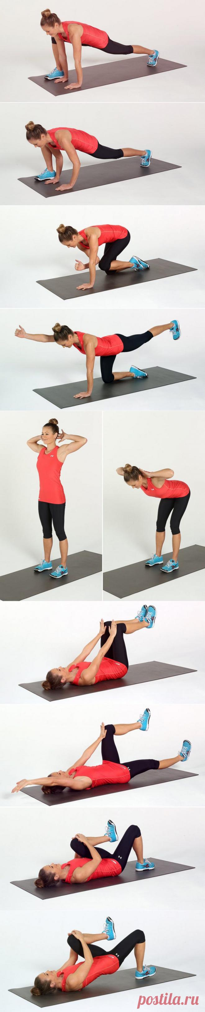 Плоский живот — эффективная домашняя тренировка / Все для женщины