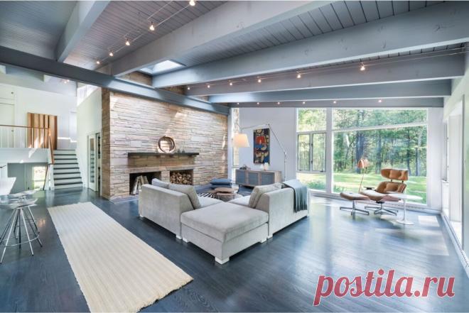 Как использовать деревянные потолочные балки в интерьере | SILK PLASTER | Яндекс Дзен