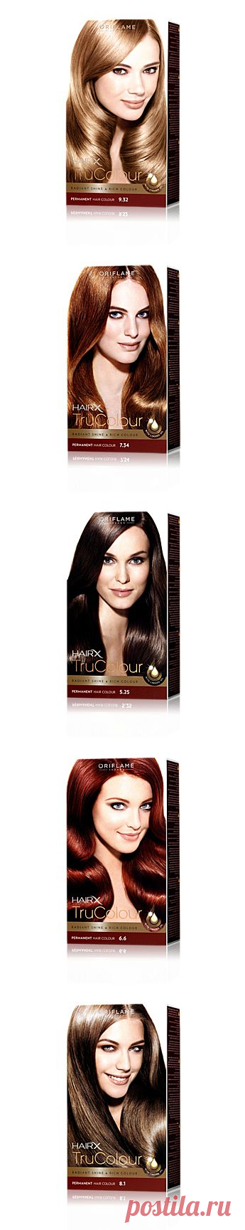 Уход за волосами от Oriflame 
Стойкая краска для волос "Цвет эксперт"
HairX TruColour