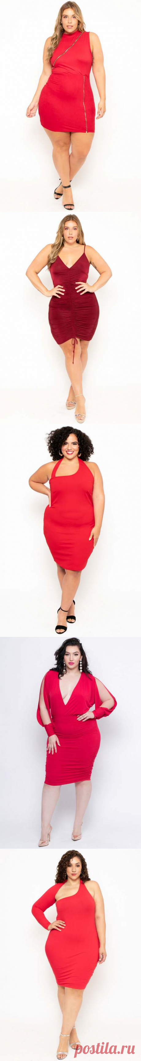 Платья для полных девушек американского бренда Curvy Sense лето 2019 (60 фото)