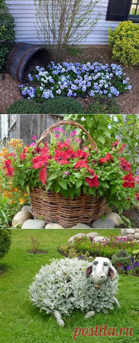 Красивые цветники своими руками: 15 идей для цветовода