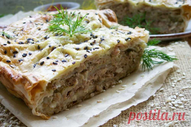 Пирог из лаваша