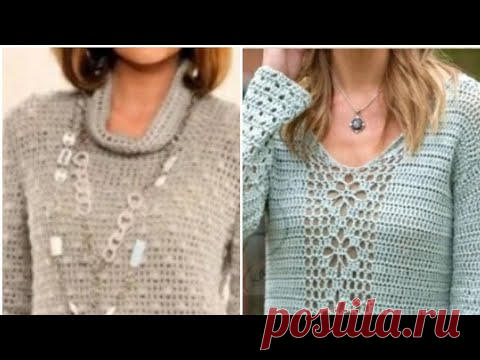 Схемы кофточек светлых тонов, связанных крючком