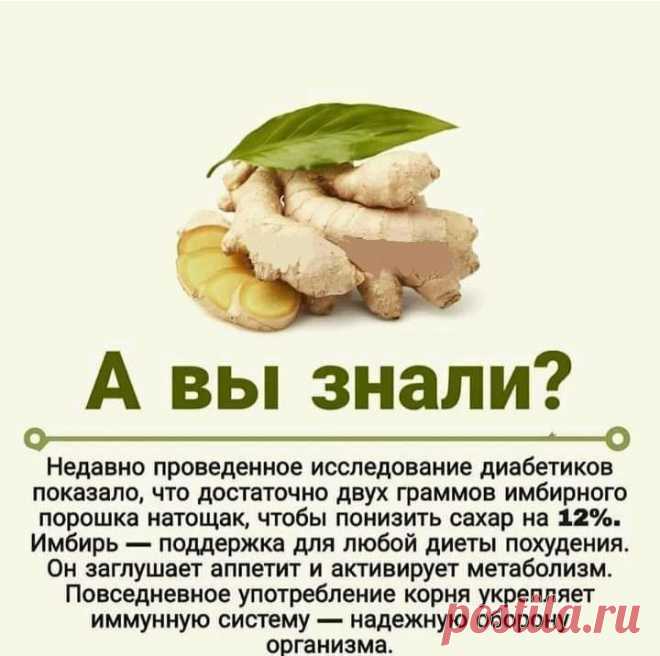 Имбирь лечит
